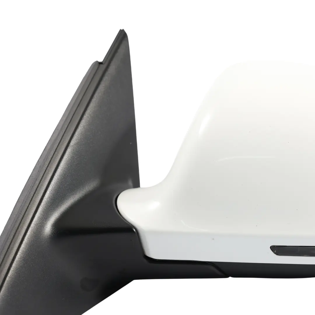 Wing Mirror Left N/S Ibis White - Y9C to Audi A4 B8 Electric with Part number 8K2857409D Audi A4 B8 Electric Wing Mirror Left N/S Ibis White - Y9C - SKU RHD-8K2857409D-IWH - Part number 8K2857409D