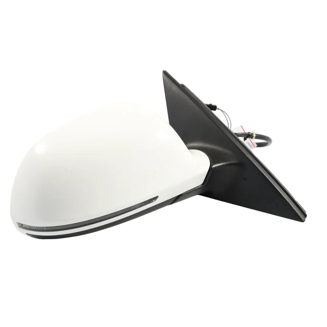 Audi A4 B8 Electric Wing Mirror Right O/S Door Ibis White - Y9C - SKU RHD-8K2857410D-IWH - Part number 8K2857410D