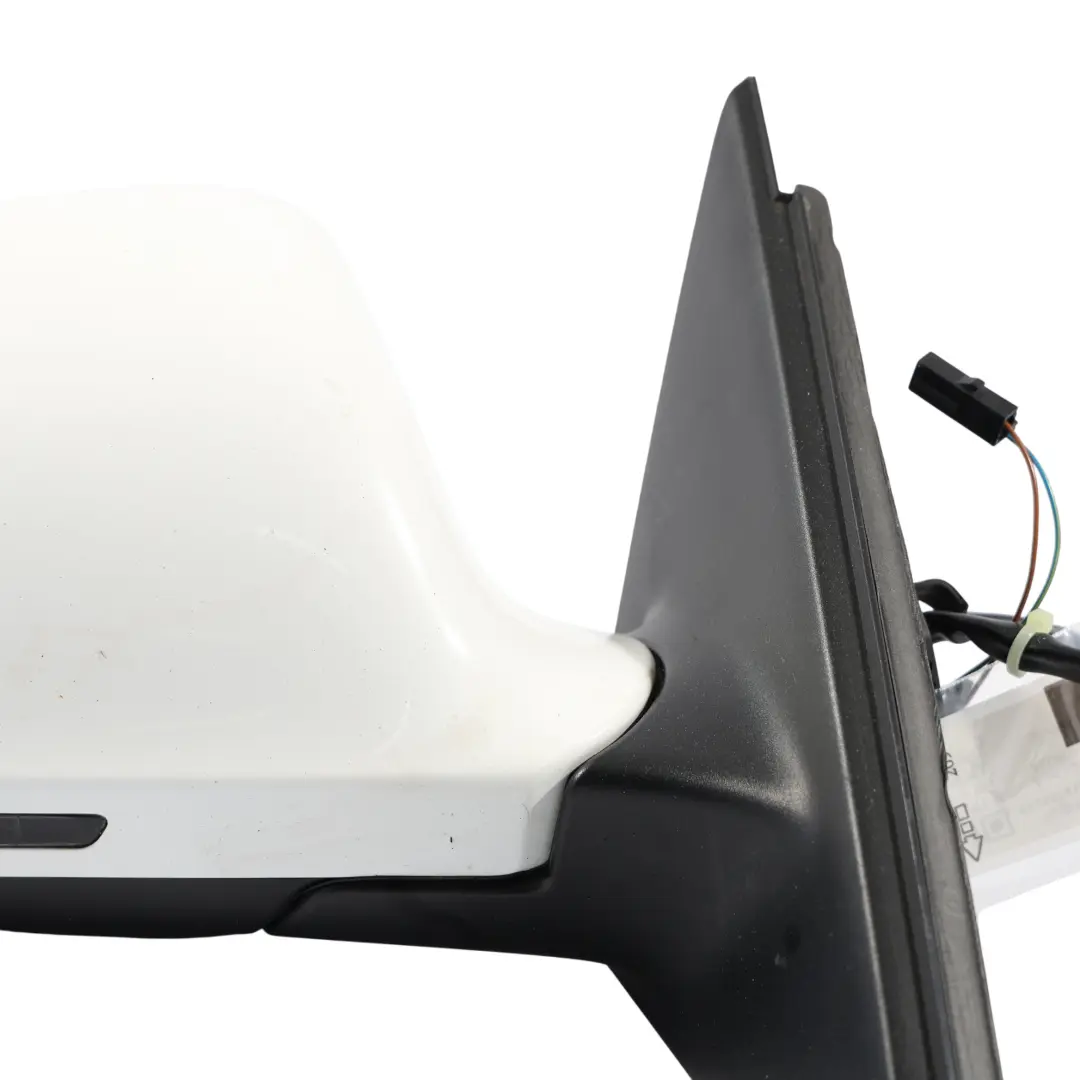 Audi A4 B8 Electric Wing Mirror Right O/S Door Ibis White - Y9C - SKU RHD-8K2857410D-IWH - Part number 8K2857410D