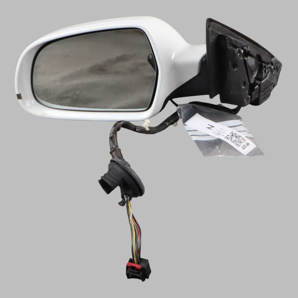Audi A3 8P Electric Wing Mirror Left N/S Door Ibis White - Y9C 8P2858531GB
