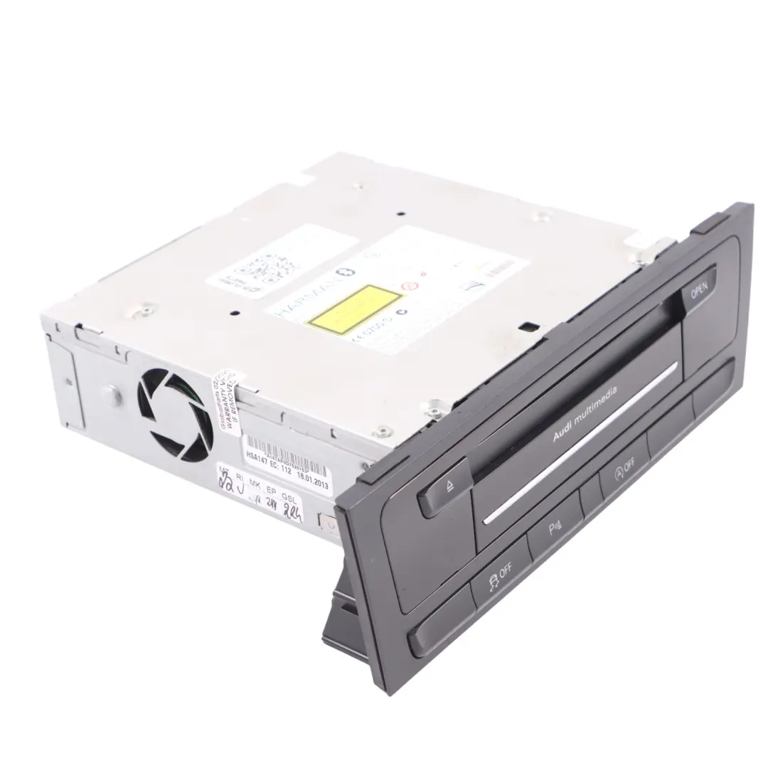 Audi A4 B8 A5 8T Radio Multimedia Stereo Control Head Unit Harman - SKU RHD-8R2035652B - Part number 8R2035652B