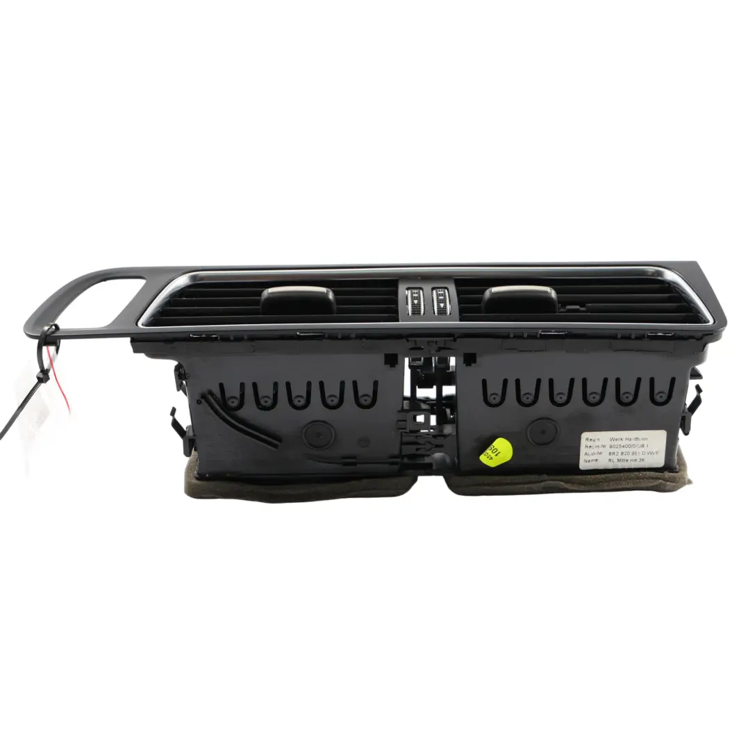 Griglia Aria Fresca Centro Dash Vent per Audi Q5 8R con numero di parte 8R2820951D Audi Q5 8R Griglia Aria Fresca Centro Dash Vent - SKU RHD-8R2820951D - Numero di parte 8R2820951D