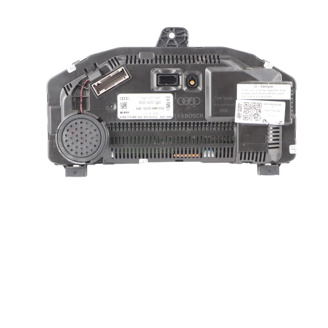 Virtual Instrument Cluster Speedo Clocks Manual to Audi TT FV Diesel with Part number 8S0920790 Audi TT FV Diesel Virtual Instrument Cluster Speedo Clocks Manual - SKU RHD-8S0920790-1 - Part number 8S0920790