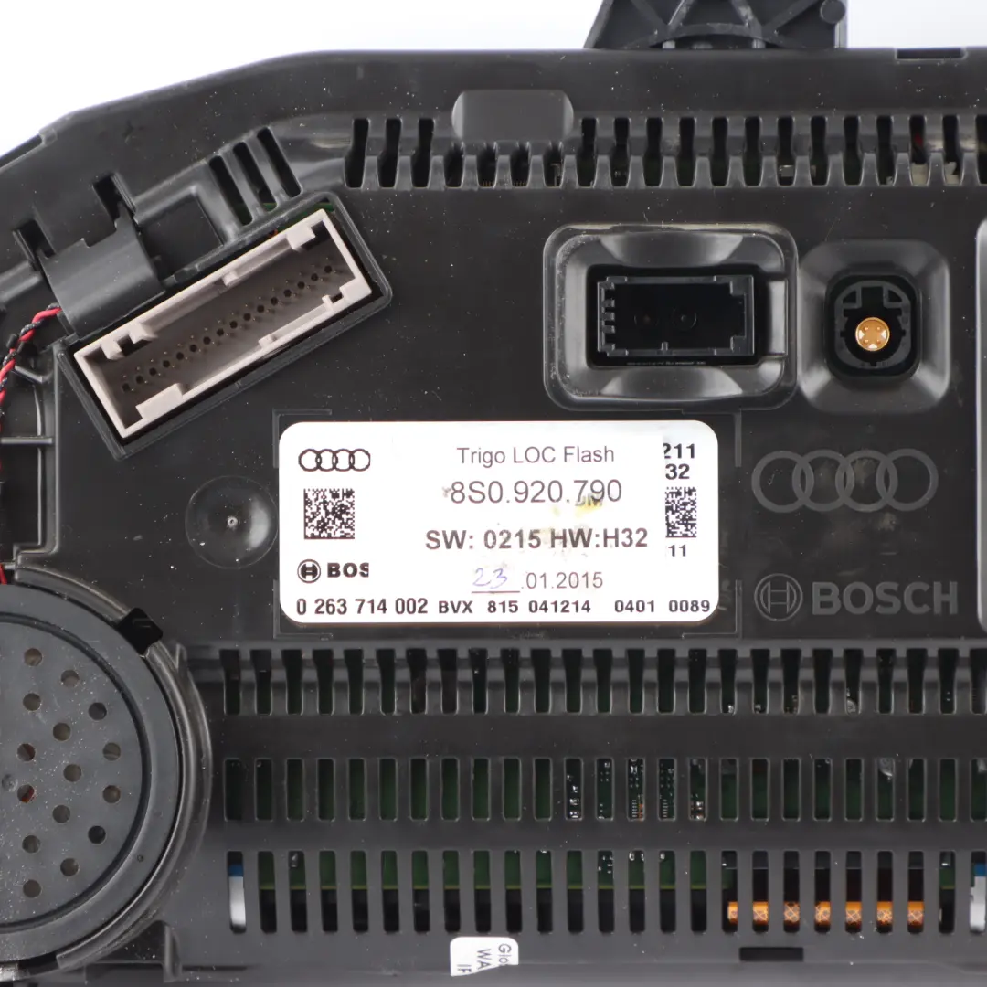 Audi TT FV Diesel Virtual Instrument Cluster Speedo Clocks Manual - SKU RHD-8S0920790-1 - Part number 8S0920790