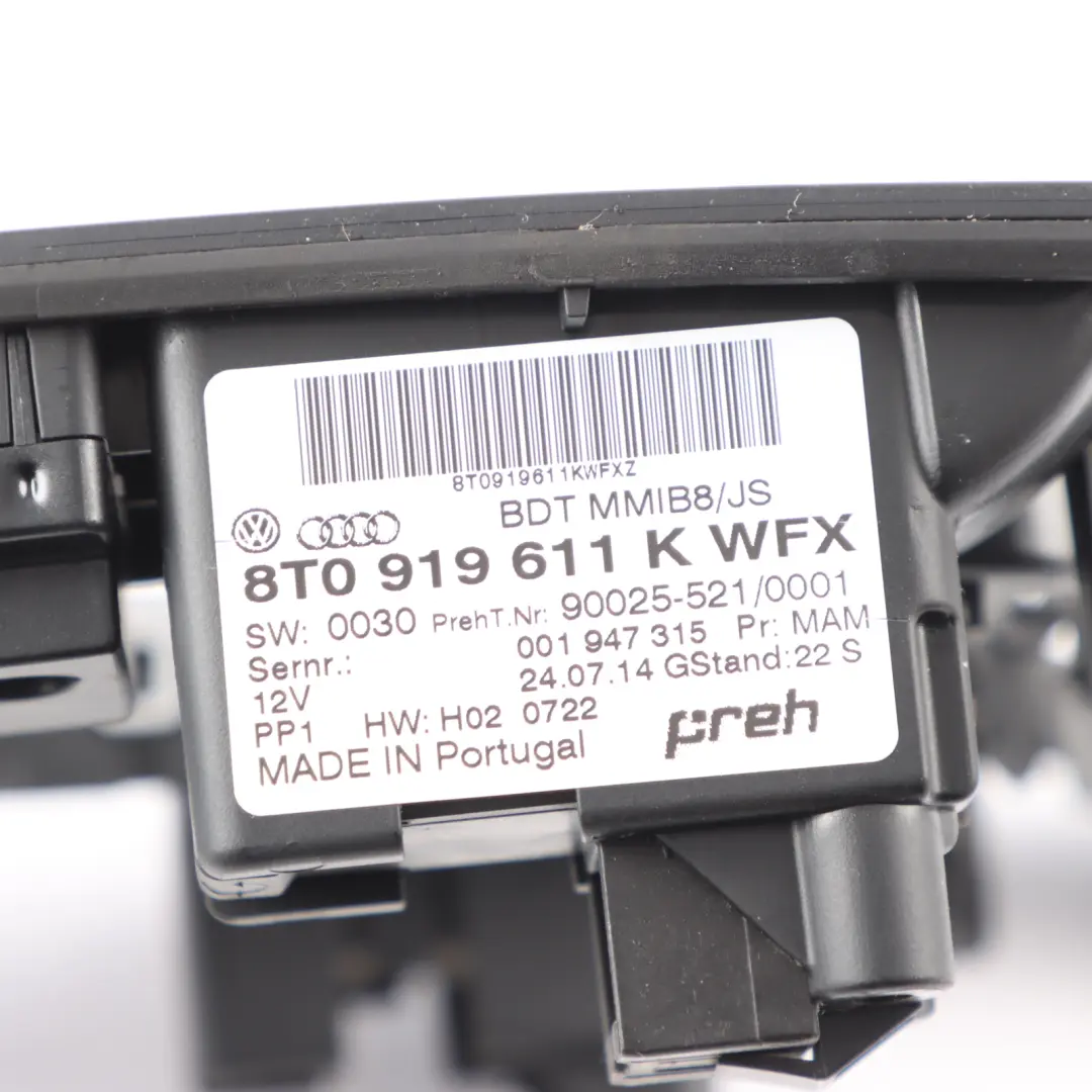 Multimedia MMI Controller Knob Switch Centre Control Panel to Audi A5 8T with Part number 8T0919611K Audi A5 8T Multimedia MMI Controller Knob Switch Centre Control Panel - SKU RHD-8T0919611K-1 - Part number 8T0919611K