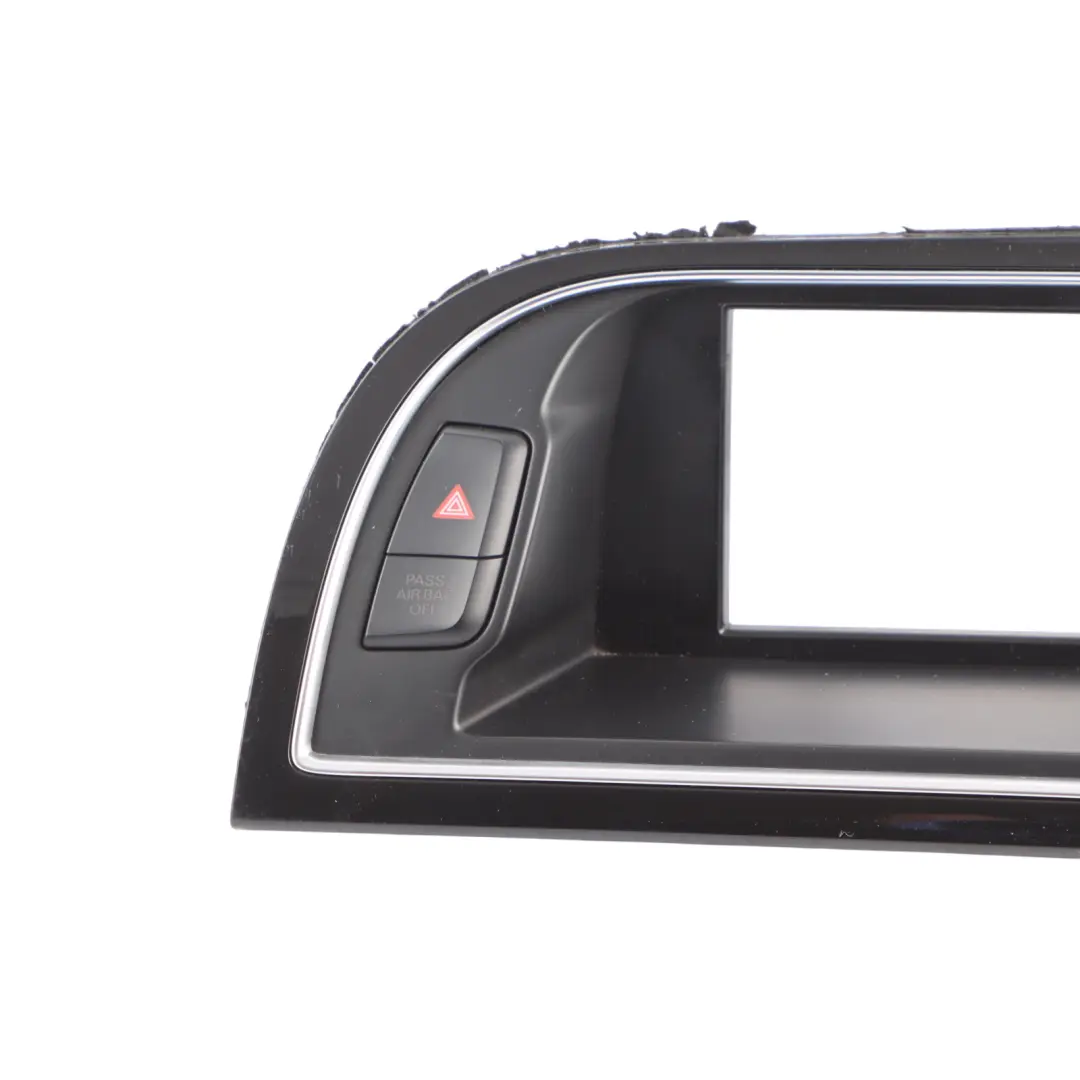 Dashboard MMI Screen Display Cover Trim Surround Panel to Audi A5 8T with Part number 8T2857185N Audi A5 8T Dashboard MMI Screen Display Cover Trim Surround Panel - SKU RHD-8T2857185N - Part number 8T2857185N
