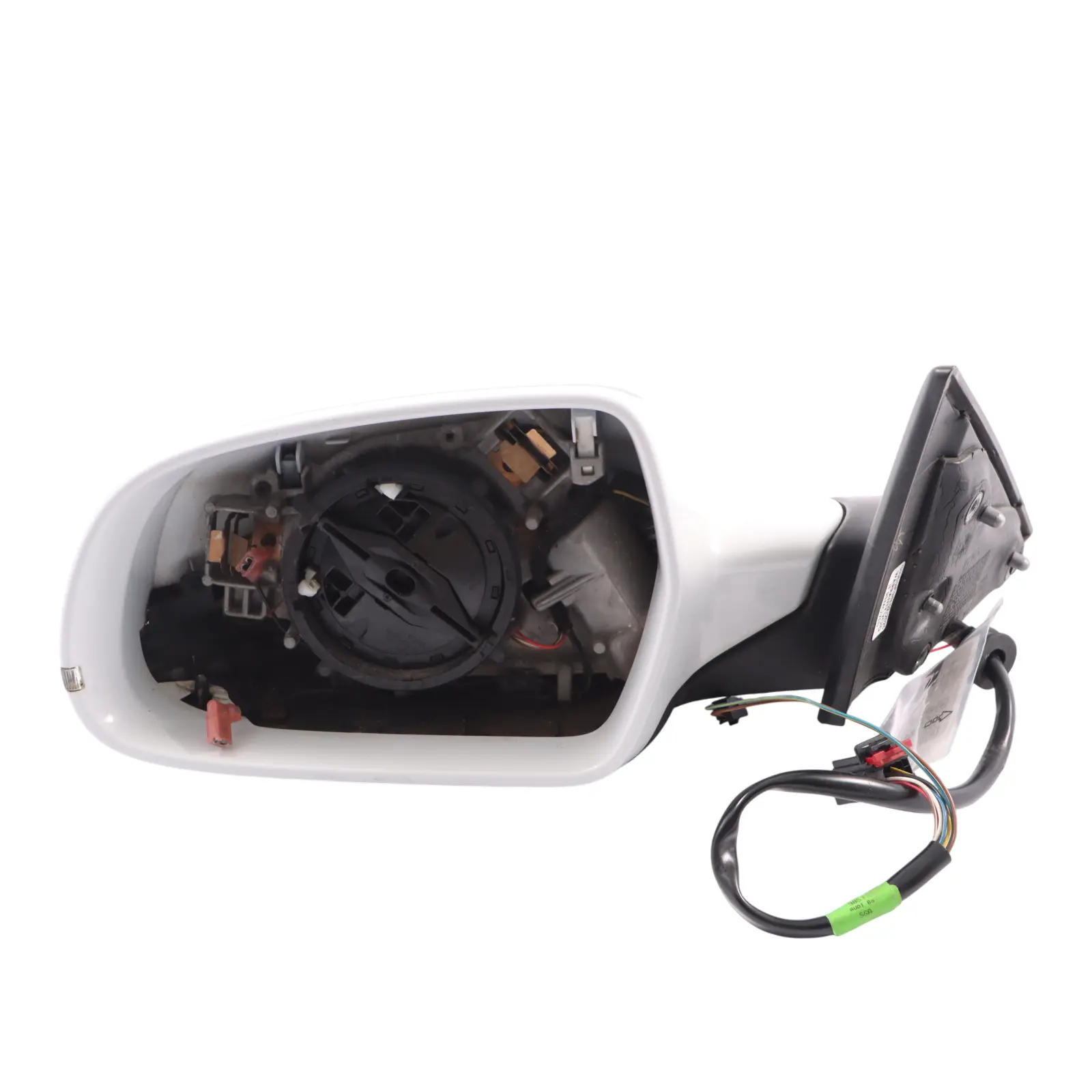 Audi A5 8T Door Wing Mirror Electric Left N/S Glacier White Pearl - S9R