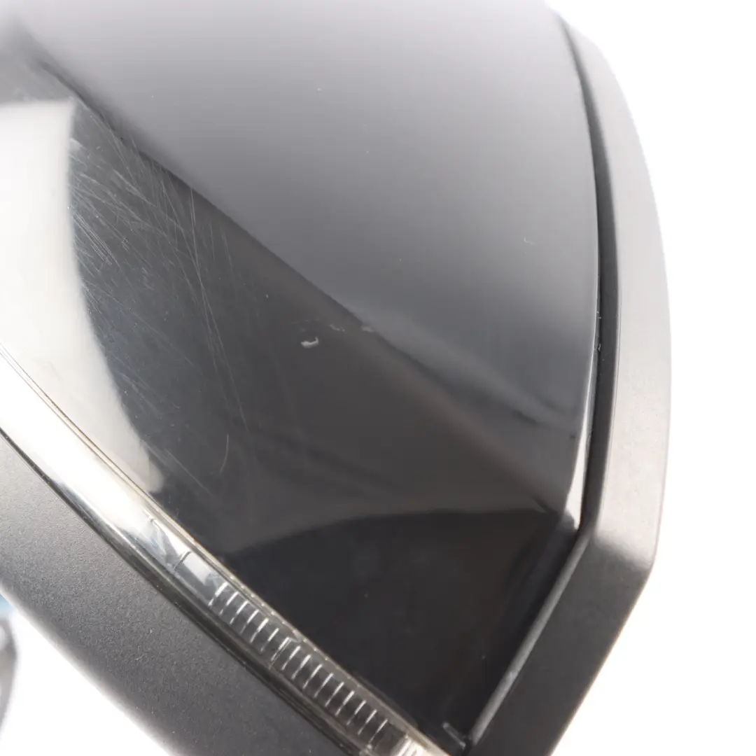 Audi A3 8V Front Door Wing Mirror Left N/S Black - Z9Y - SKU RHD-8V2857409F-BLK - Part number 8V2857409F