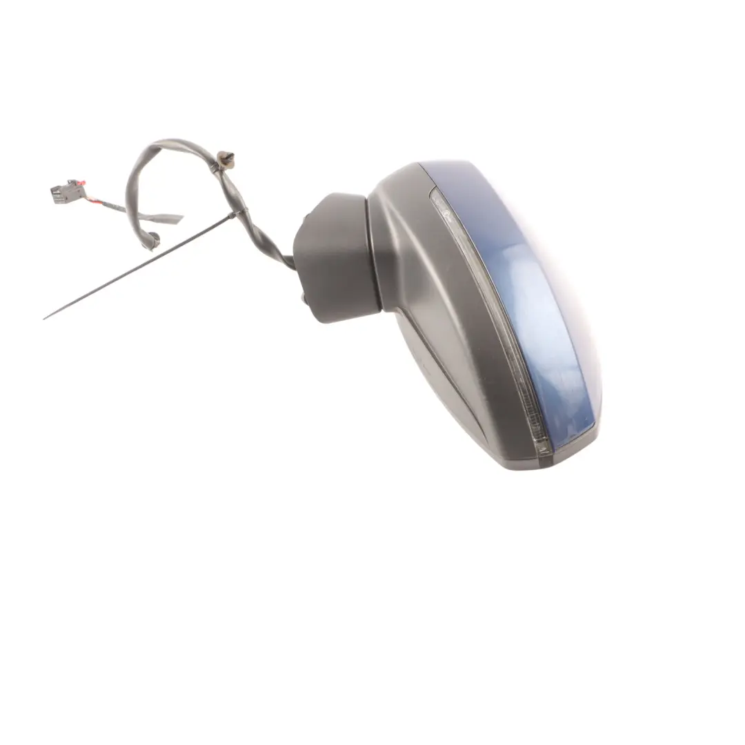 Front Door Wing Mirror Left N/S Scuba Blue Metallic - X5Q to Audi A3 8V with Part number 8V2857409F Audi A3 8V Front Door Wing Mirror Left N/S Scuba Blue Metallic - X5Q - SKU RHD-8V2857409F-SCB - Part number 8V2857409F