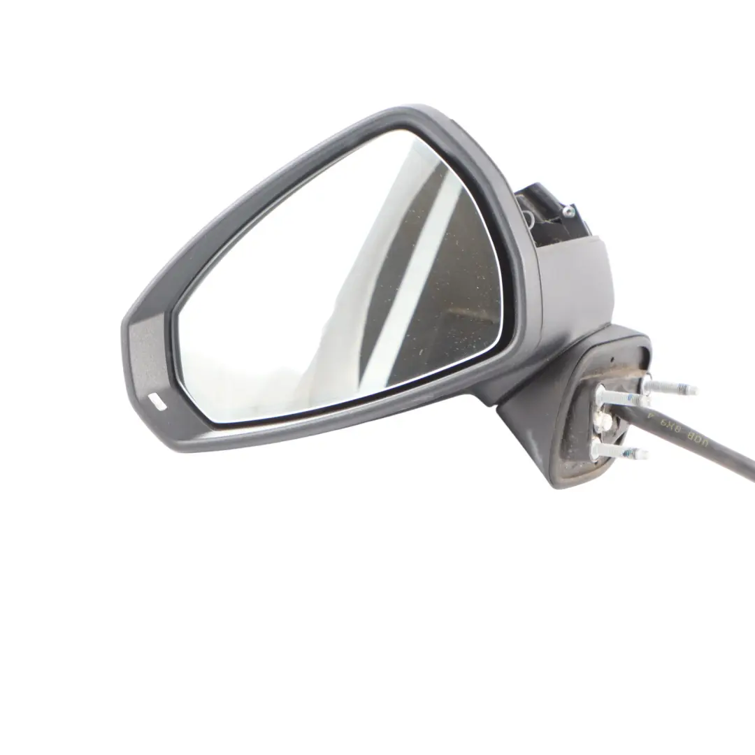 Audi S3 8V Electric Side Wing Mirror Left N/S Mythical Black Y9T - SKU RHD-8V2857409J - Part number 8V2857409J