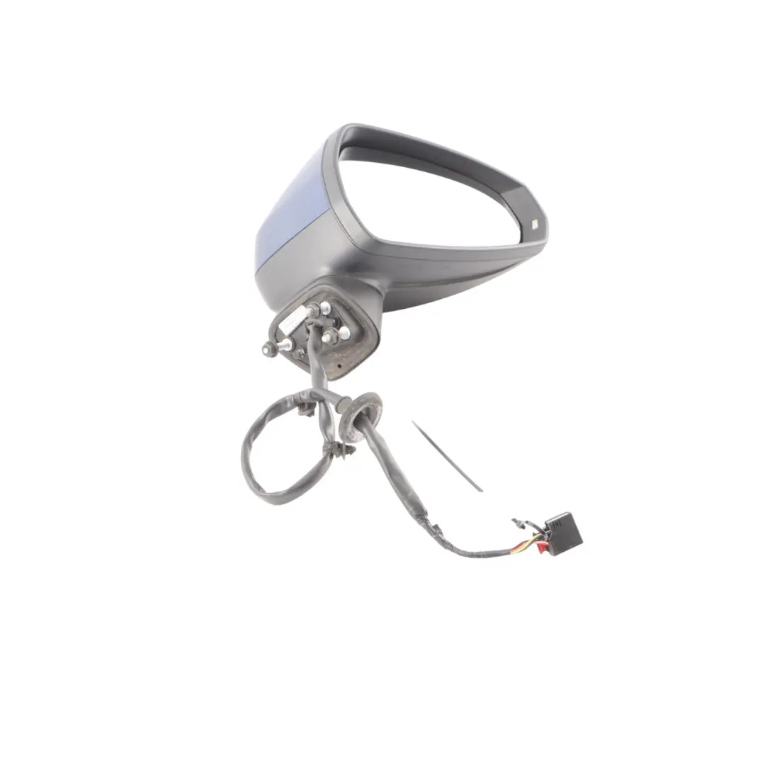 Door Wing Mirror Right O/S Outside Scuba Blue Metallic - X5Q to Audi A3 8V with Part number 8V2857410F Audi A3 8V Door Wing Mirror Right O/S Outside Scuba Blue Metallic - X5Q - SKU RHD-8V2857410F-SCB - Part number 8V2857410F
