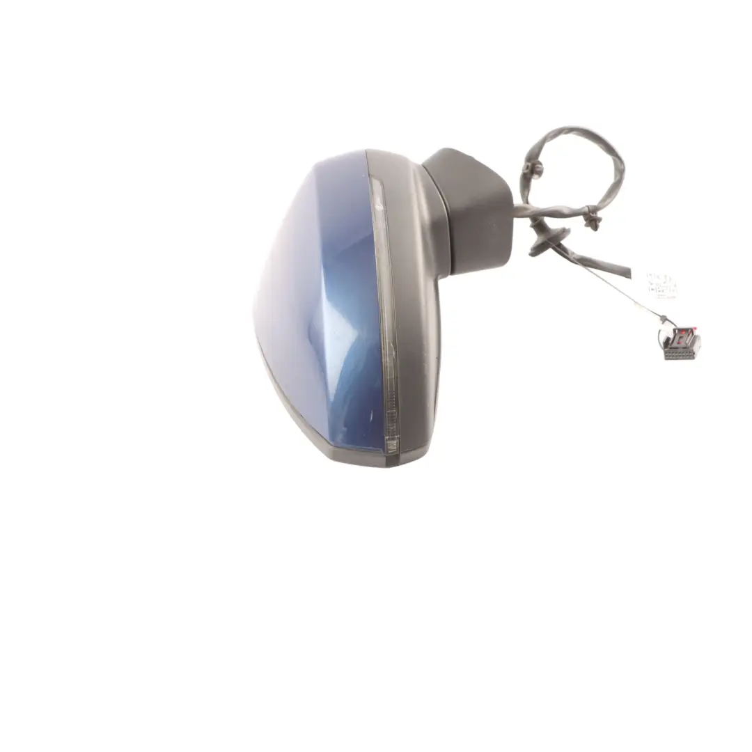 Audi A3 8V Door Wing Mirror Right O/S Outside Scuba Blue Metallic - X5Q - SKU RHD-8V2857410F-SCB - Part number 8V2857410F