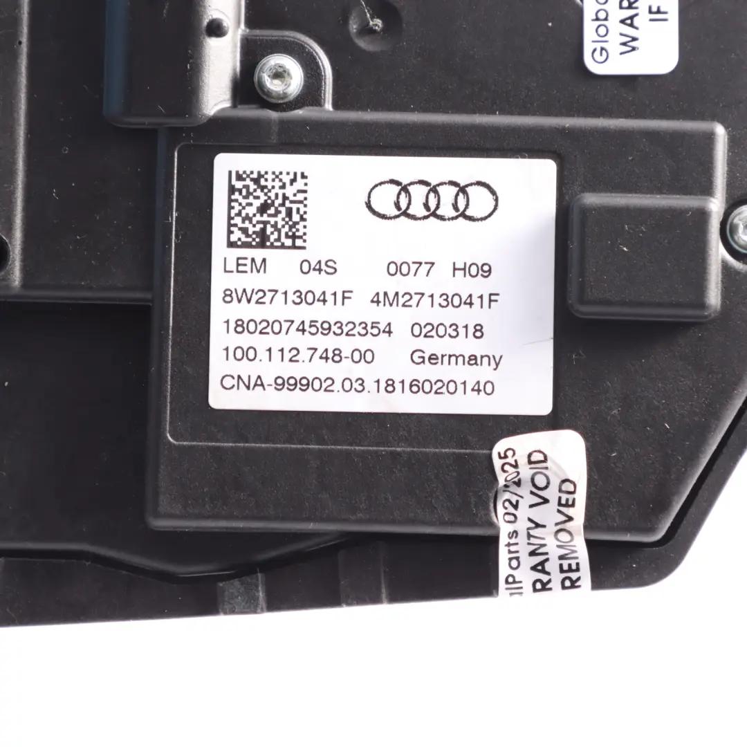 Selector Gearshift Lever Mechanism to Audi A4 S4 B9 Automatic Gear with Part number 8W2713041F Audi A4 S4 B9 Automatic Gear Selector Gearshift Lever Mechanism - SKU RHD-8W2713041F - Part number 8W2713041F