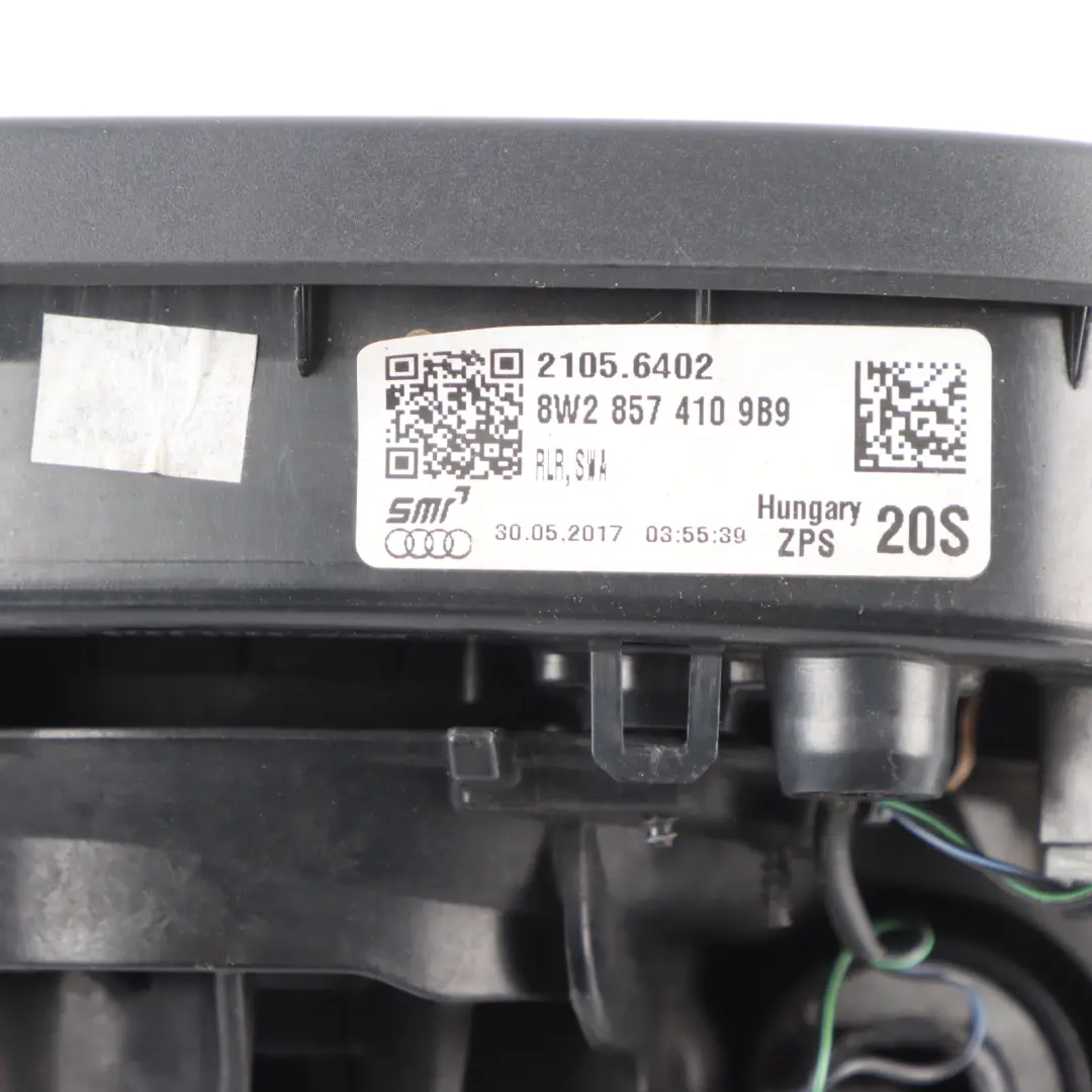 Wing Mirror Electric Door Right O/S Outside to Audi S4 B9 with Part number 8W2857410 Audi S4 B9 Wing Mirror Electric Door Right O/S Outside - SKU RHD-8W2857410 - Part number 8W2857410