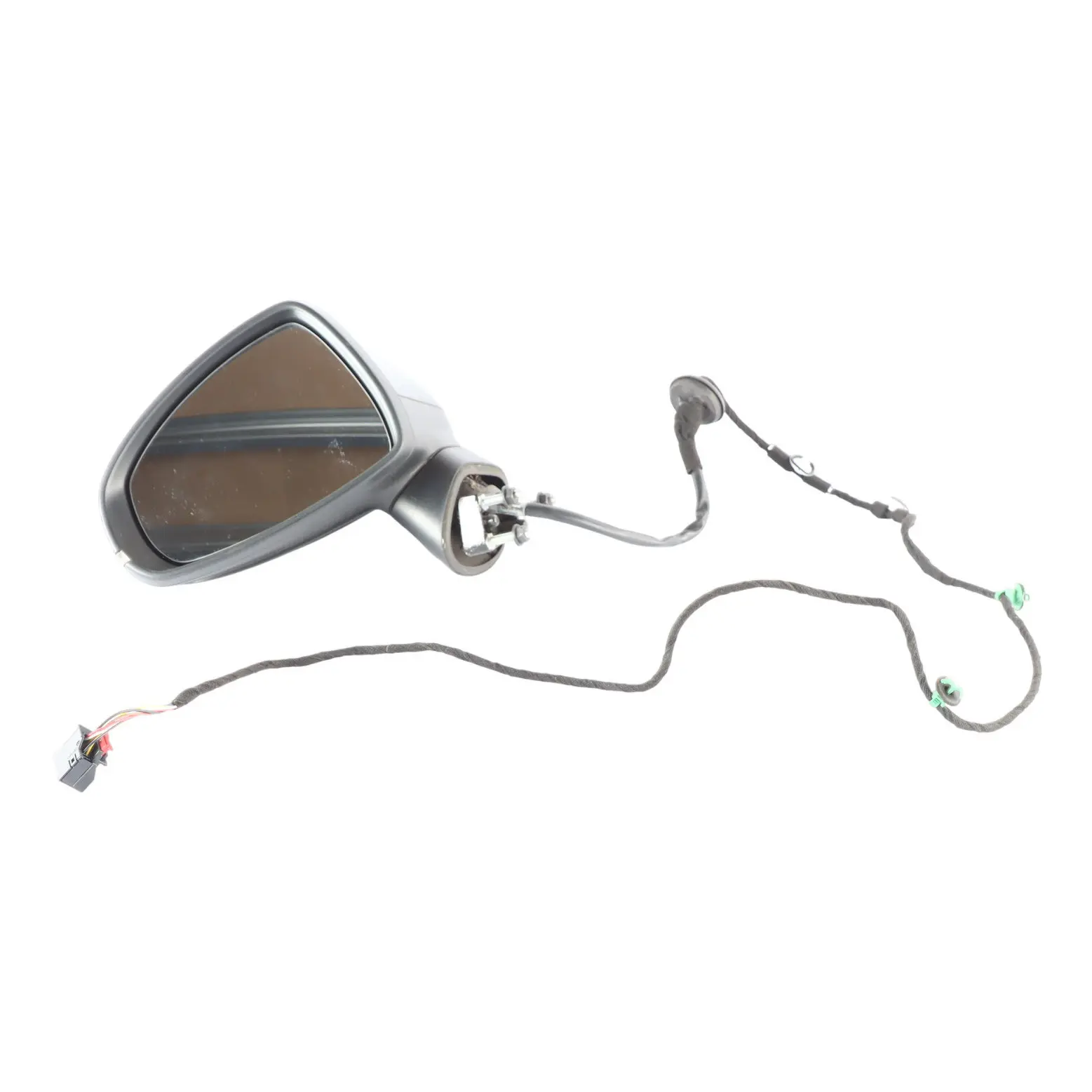 Audi A1 8X Left N/S Electrical Mirror Wing Heated Brilliant Black Metallic - Y9B