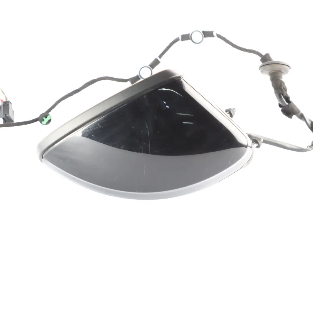 Audi A1 8X Mirror Electrical Wing Heated Right O/S Brilliant Black Metallic Y9B - SKU RHD-8X2857410R-BBL - Part number 8X2857410R