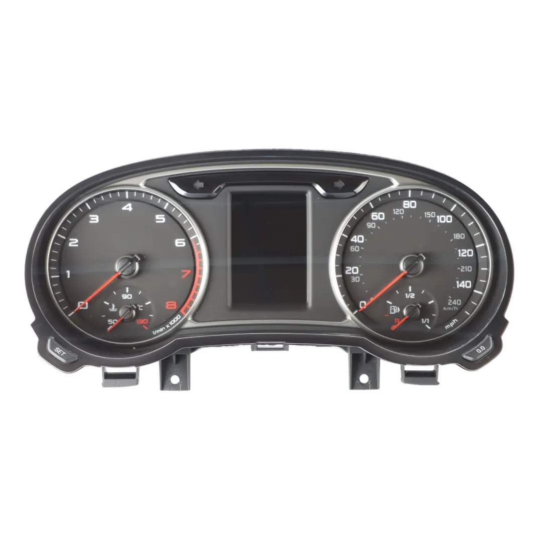 Audi A1 8X Speedo Clocks Instrument Cluster Patrol Manual - SKU RHD-8XA920980D - Part number 8XA920980D