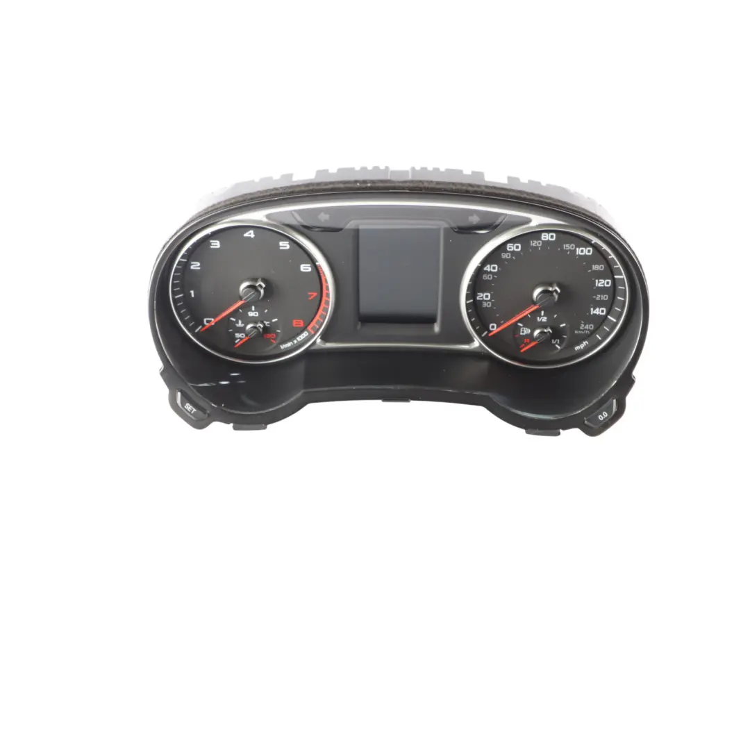 Audi A1 8X Speedo Clocks Instrument Cluster Patrol Manual - SKU RHD-8XA920980D - Part number 8XA920980D