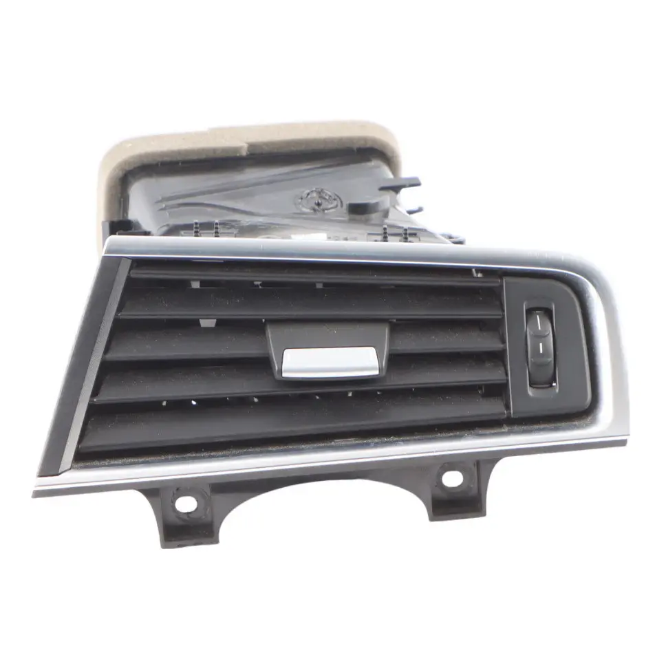 Dashboard Fresh Air Vent Grille Right O/S Silver to BMW F07 GT with Part number 9142583 BMW F07 GT Dashboard Fresh Air Vent Grille Right O/S Silver - SKU RHD-9142583 - Part number 9142583