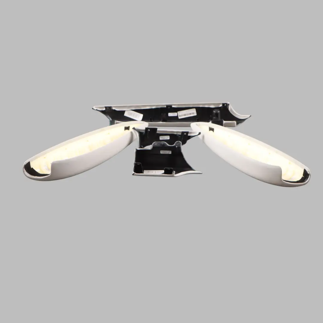 Door Card Armrest Trim Panel Knee Protection Set Tech White Camden to Mini R56 Dash with Part number 9203246 Mini R56 Dash Door Card Armrest Trim Panel Knee Protection Set Tech White Camden - SKU RHD-9203246 - Part number 9203246