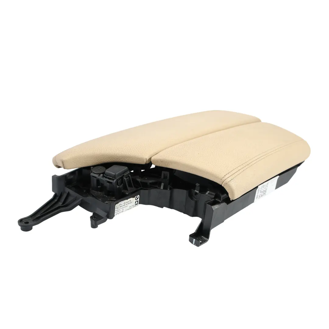 BMW F10 F11 Centre Console Split Slide Armrest Veneto Beige - SKU RHD-9216876 - Part number 9216876