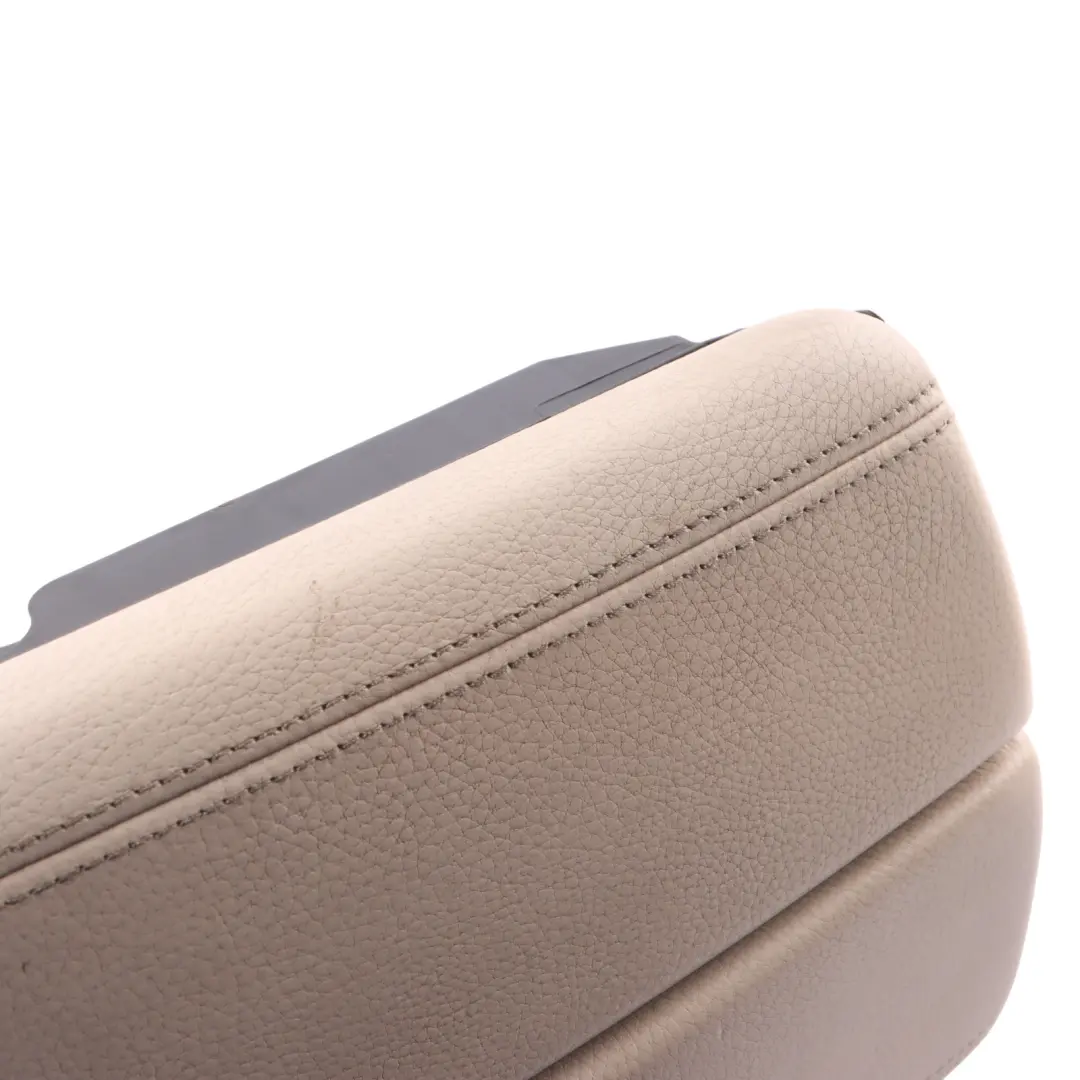 BMW F10 F11 Armrest Front Middle Left Right Leather Oyster - SKU rhd-9216878 - Part number 9216878