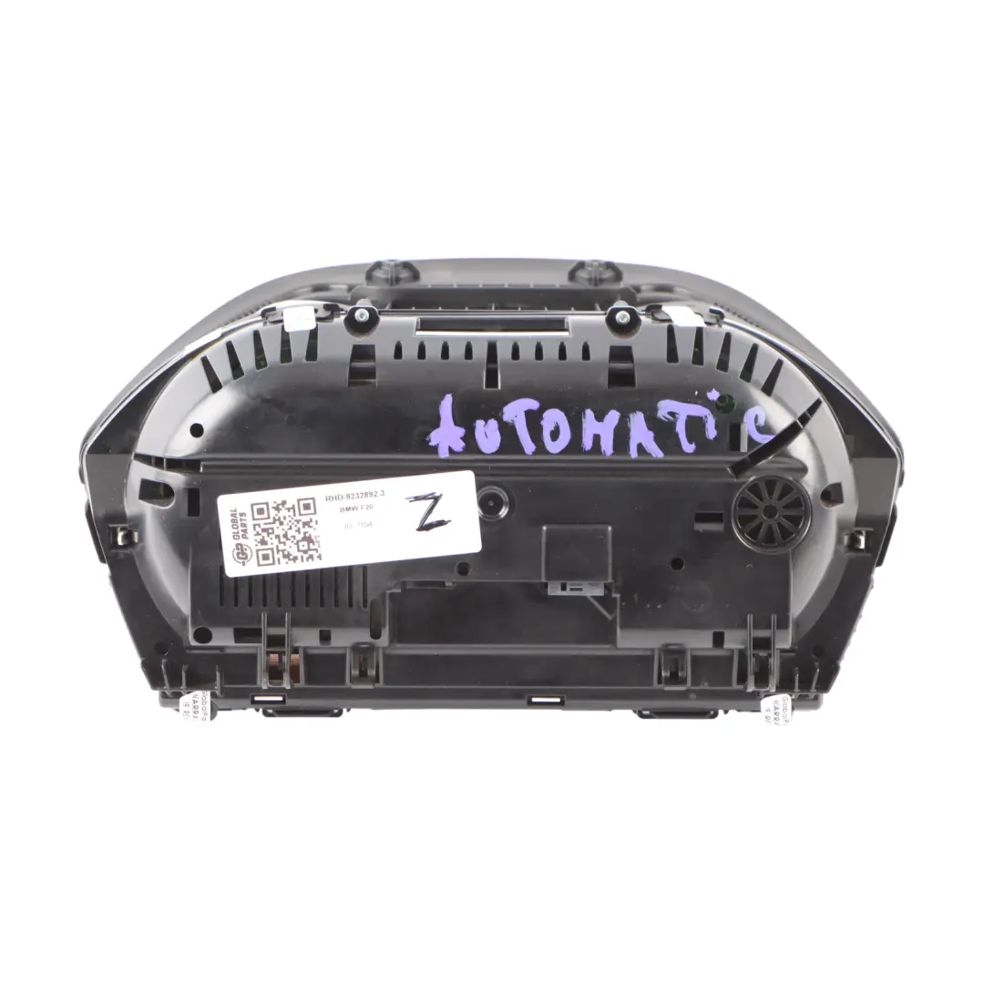 Instrument Cluster BMW F20 F21 F23 Diesel Speedo Clocks Meter Automatic to with Part number 9232892 Instrument Cluster BMW F20 F21 F23 Diesel Speedo Clocks Meter Automatic - SKU RHD-9232892-3 - Part number 9232892