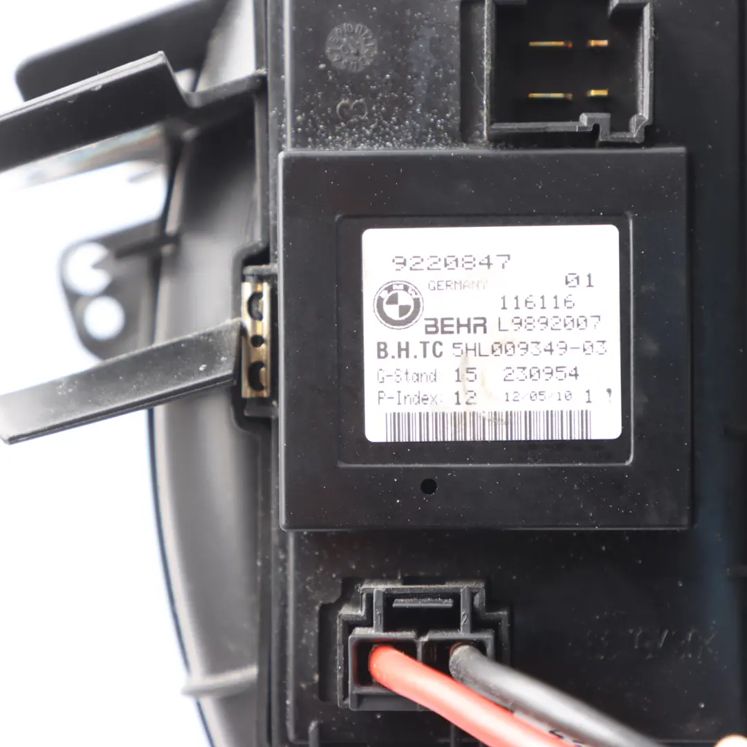 Heater Fan Blower Unit Motor to BMW F01 F10 F11 F12 Air with Part number 9248170 BMW F01 F10 F11 F12 Air Heater Fan Blower Unit Motor - SKU RHD-9248170-4 - Part number 9248170