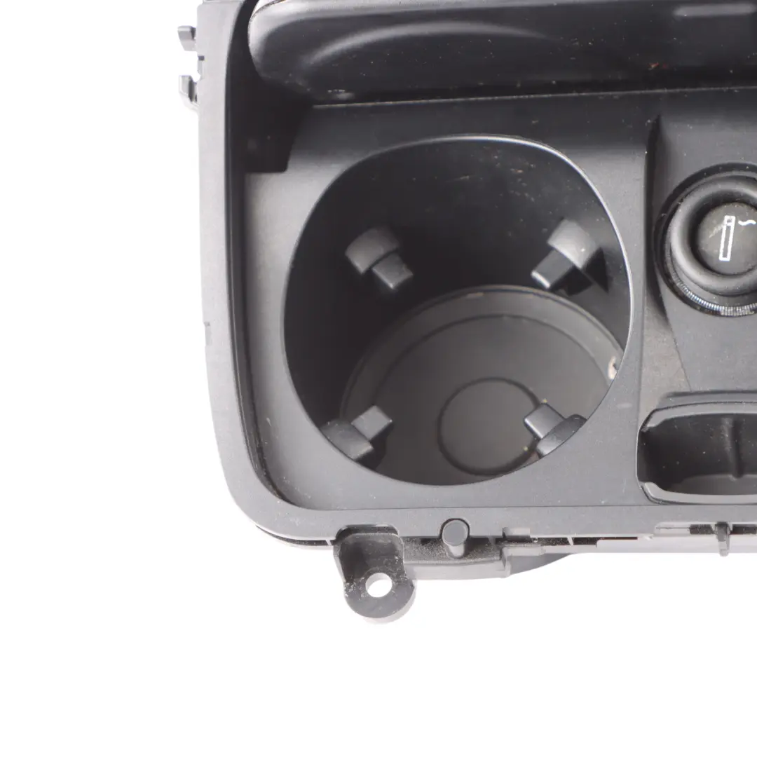 Holder BMW F10 F11 LCI Cover Storage Centre Console Tray Fine Wood to Cup with Part number 9283611 Cup Holder BMW F10 F11 LCI Cover Storage Centre Console Tray Fine Wood - SKU RHD-9283611-5 - Part number 9283611