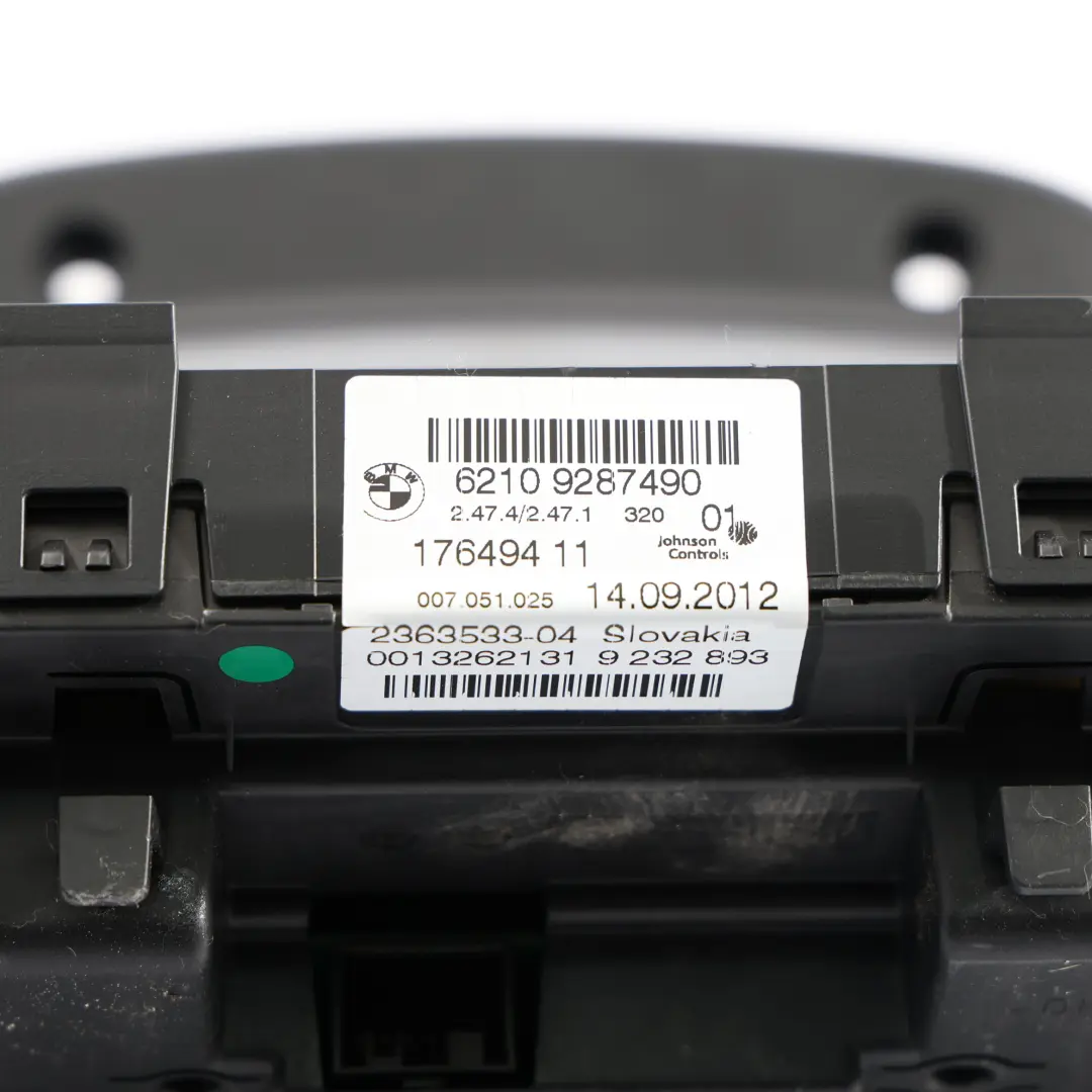 Instrument Cluster BMW F30 F31 Petrol Speedometer MPH Clocks Automatic to with Part number 9287490 Instrument Cluster BMW F30 F31 Petrol Speedometer MPH Clocks Automatic - SKU RHD-9287490-1 - Part number 9287490