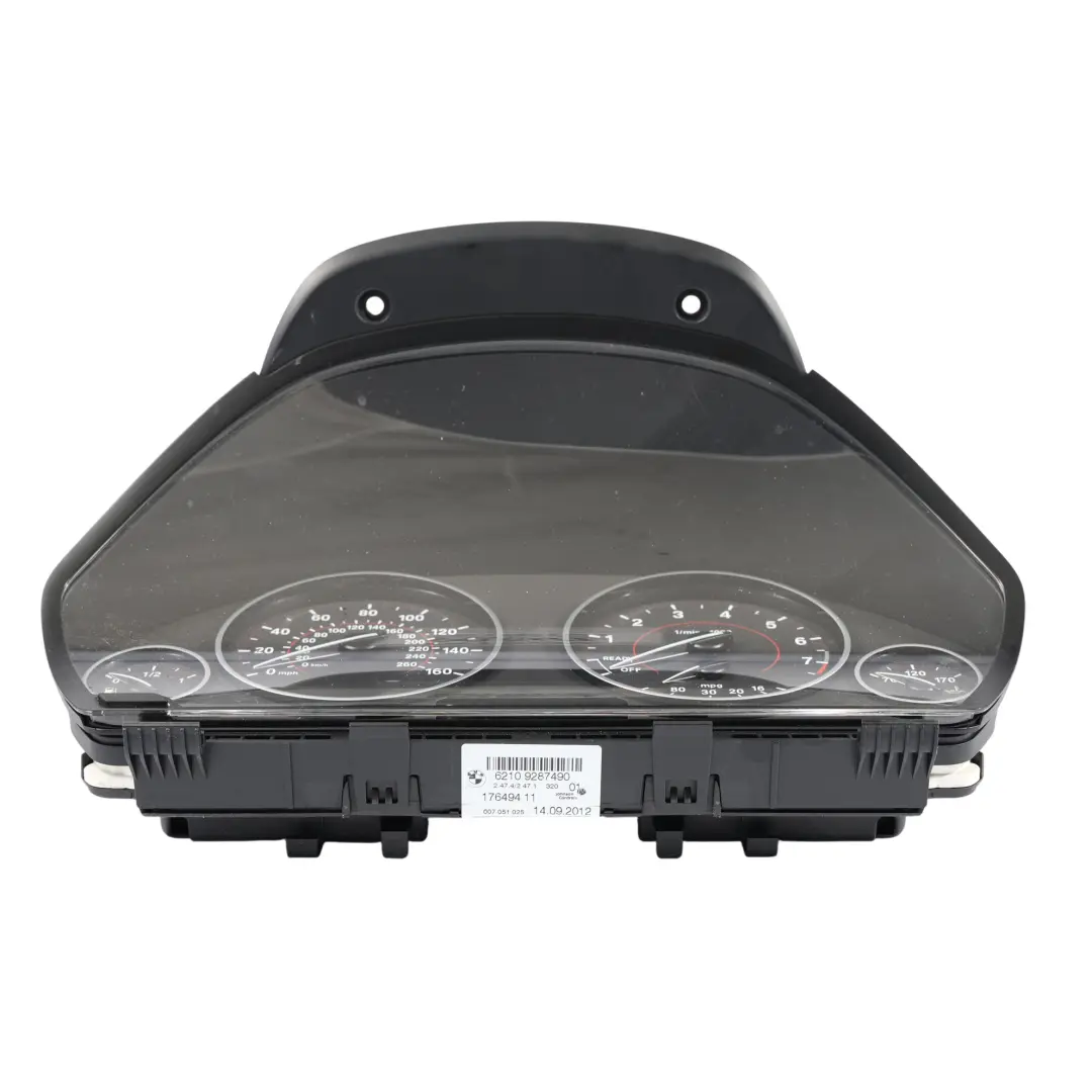 Instrument Cluster BMW F30 F31 Petrol Speedometer MPH Clocks Automatic to with Part number 9287490 Instrument Cluster BMW F30 F31 Petrol Speedometer MPH Clocks Automatic - SKU RHD-9287490-1 - Part number 9287490