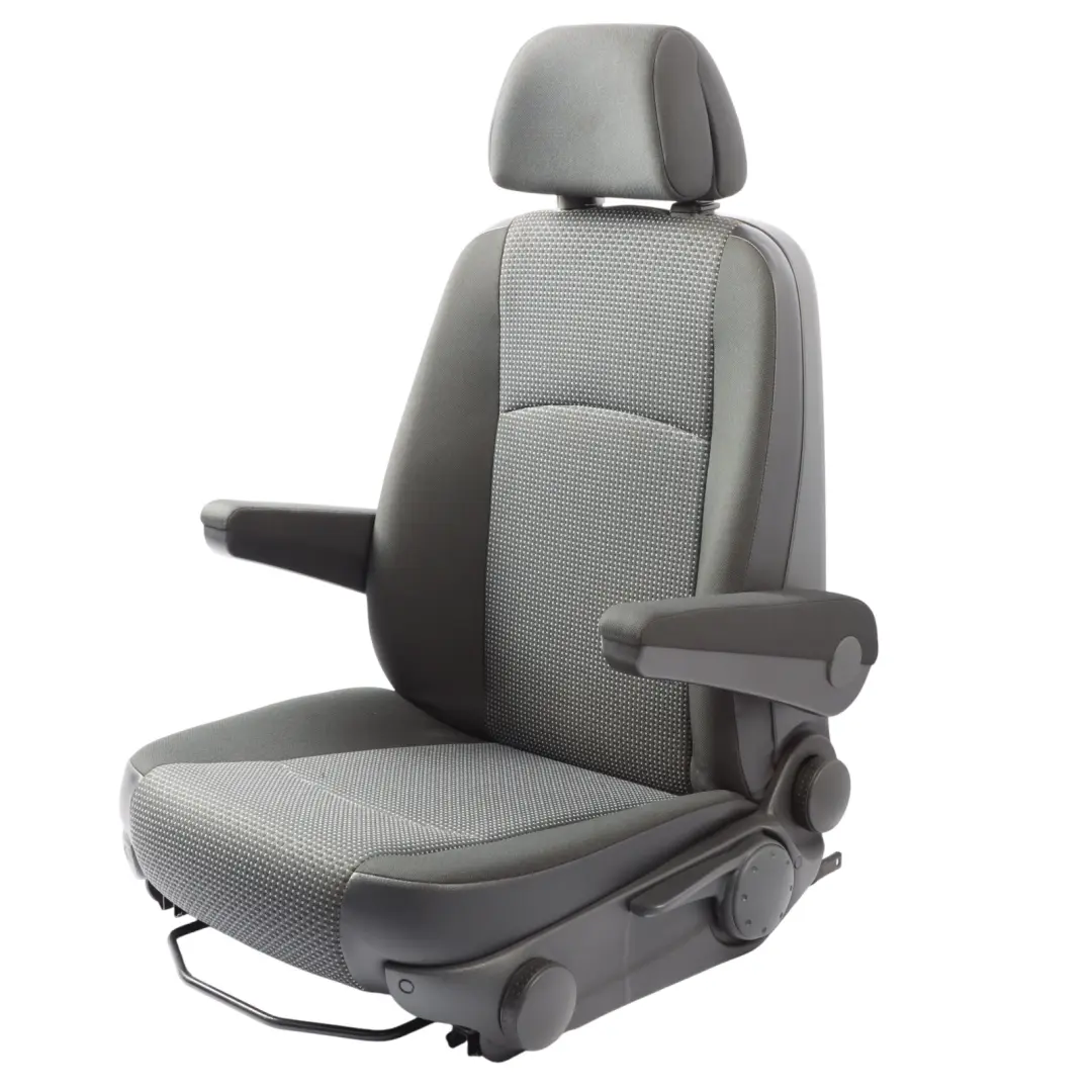 Front Left N/S Single Seat Leather Cloth Antracite to Mercedes W639 with Part number A0039105432 Mercedes W639 Front Left N/S Single Seat Leather Cloth Antracite - SKU rhd-A0039105432-1 - Part number A0039105432