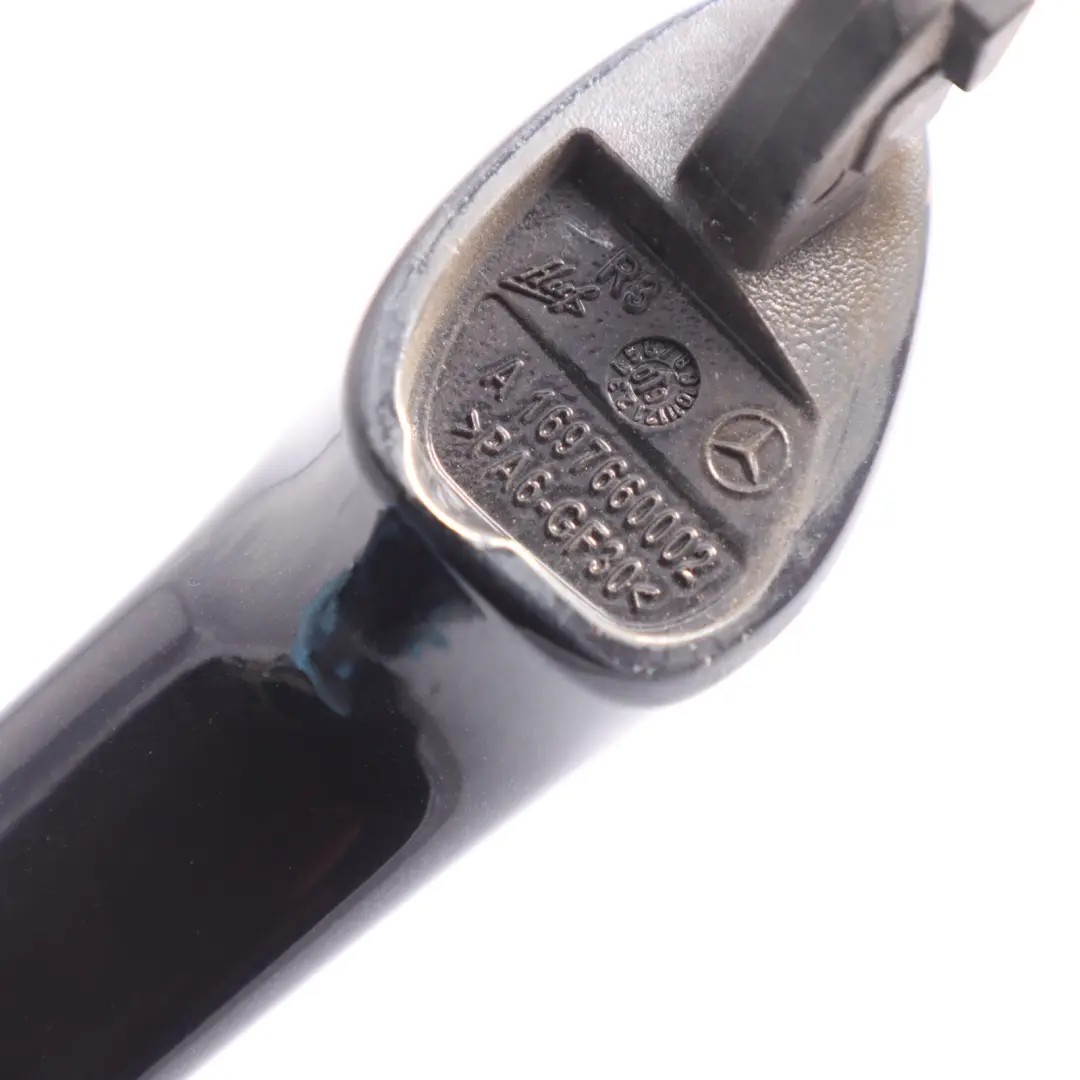 Front Pull Handle Door Right O/S Atoll Blue 375 to Mercedes W169 with Part number A1697660002 Mercedes W169 Front Pull Handle Door Right O/S Atoll Blue 375 - SKU RHD-A1697660002-KB - Part number A1697660002