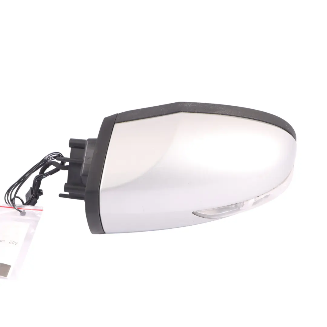 Wing Mirror Left N/S Door Outside Polar Silver - 761 to Mercedes W169 with Part number A1698100376 Mercedes W169 Wing Mirror Left N/S Door Outside Polar Silver - 761 - SKU RHD-A1698100376-PLS1 - Part number A1698100376
