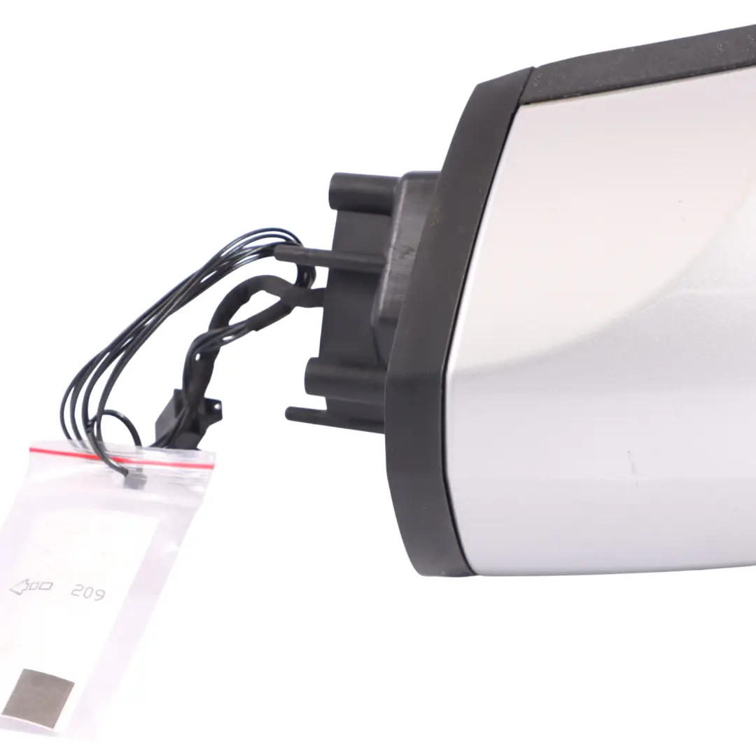 Wing Mirror Left N/S Door Outside Polar Silver - 761 to Mercedes W169 with Part number A1698100376 Mercedes W169 Wing Mirror Left N/S Door Outside Polar Silver - 761 - SKU RHD-A1698100376-PLS1 - Part number A1698100376