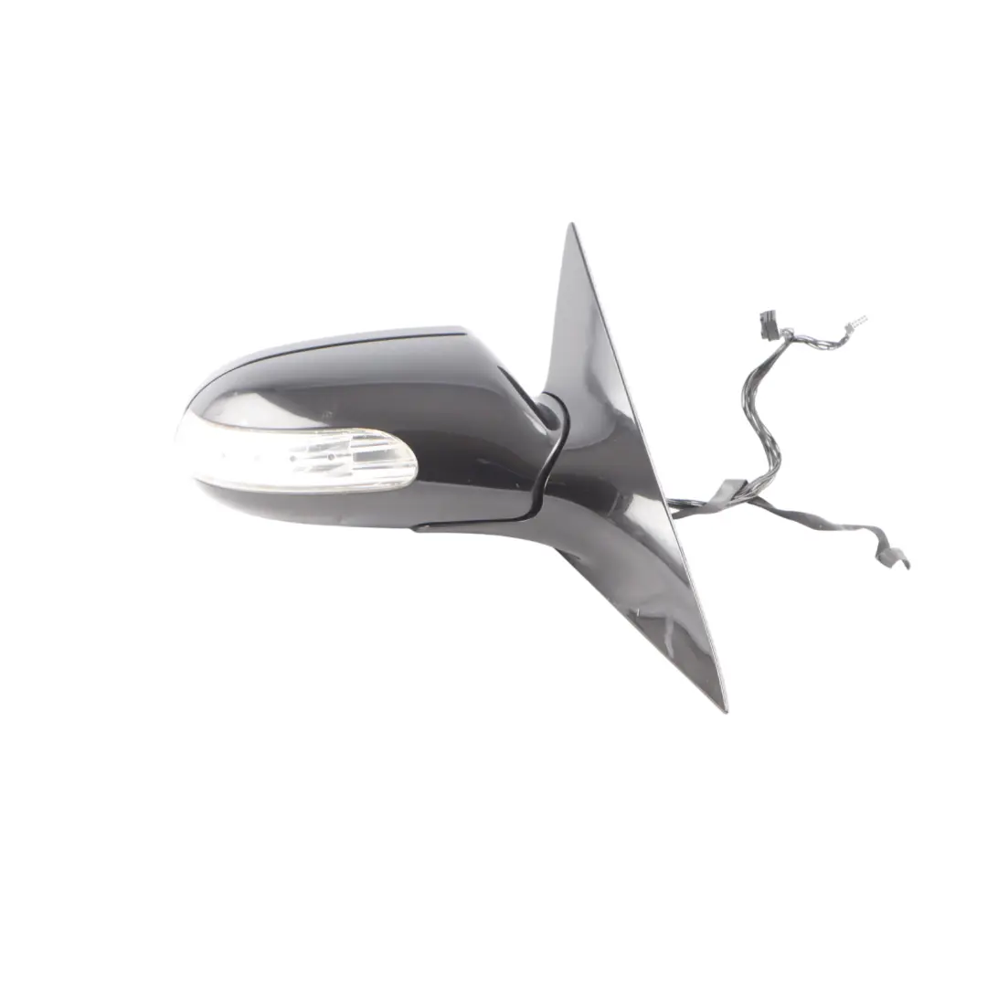 Mercedes SLK R171 Wing Mirror Right O/S Door Power Fold Obsidian Black - 197 - SKU rhd-A1718101676-OB - Part number A1718101676