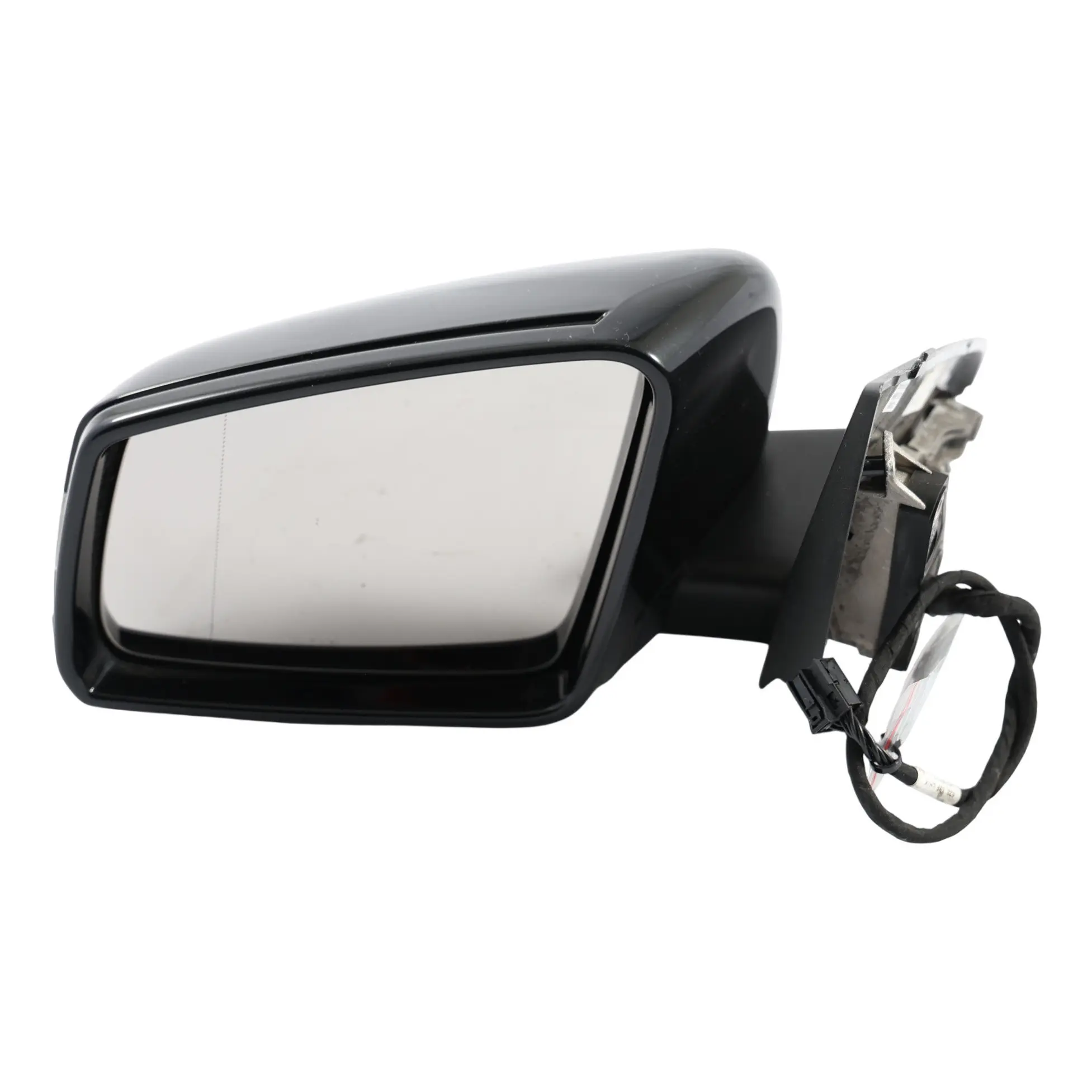 Mercedes W176 Wing Mirror Trim Top Cover Left N/S Cosmic Black - 191 A1768100176