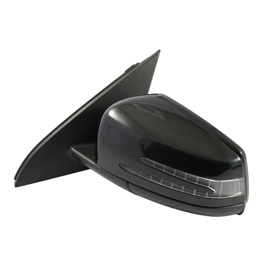 Wing Mirror Trim Top Cover Left N/S Cosmic Black - 191 to Mercedes W176 with Part number A1768100176 Mercedes W176 Wing Mirror Trim Top Cover Left N/S Cosmic Black - 191 - SKU RHD-A1768100176-COS - Part number A1768100176