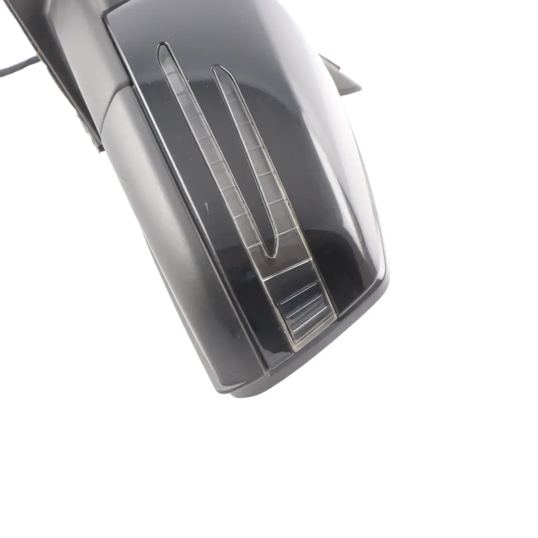 Mercedes W176 Wing Mirror Door Left N/S Outside Kosmos Black Metallic - 191 - SKU rhd-A1768100176-KB - Part number A1768100176