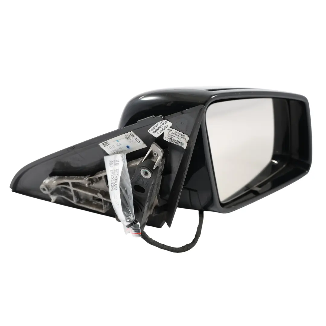 Mercedes W176 Mirror Wing Door Outside Black Right O/S - SKU RHD-A1768100276-BLK1 - Part number A1768100276