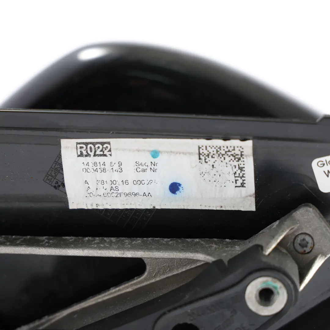 Mercedes W176 Mirror Wing Door Outside Black Right O/S - SKU RHD-A1768100276-BLK1 - Part number A1768100276