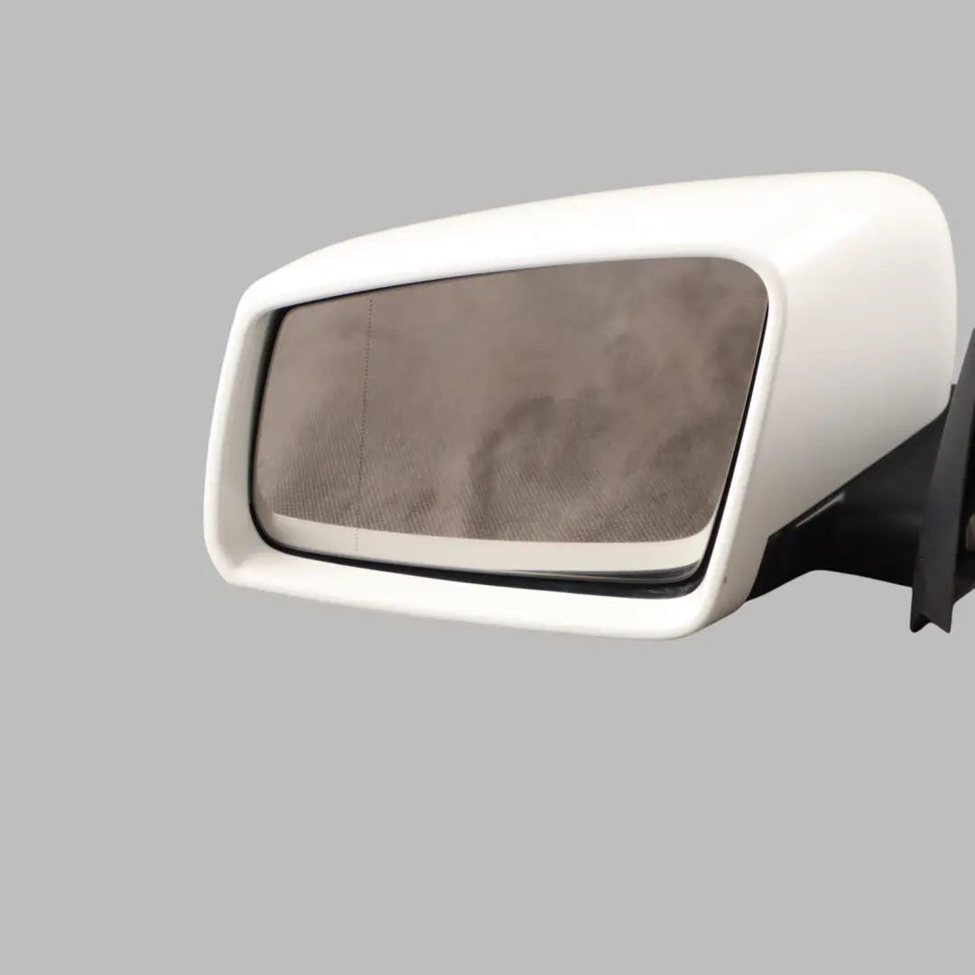 Wing Mirror Door Left N/S Power Fold Outside Calcite White - 650 to Mercedes W176 with Part number A1768100500 Mercedes W176 Wing Mirror Door Left N/S Power Fold Outside Calcite White - 650 - SKU rhd-A1768100500-CW - Part number A1768100500