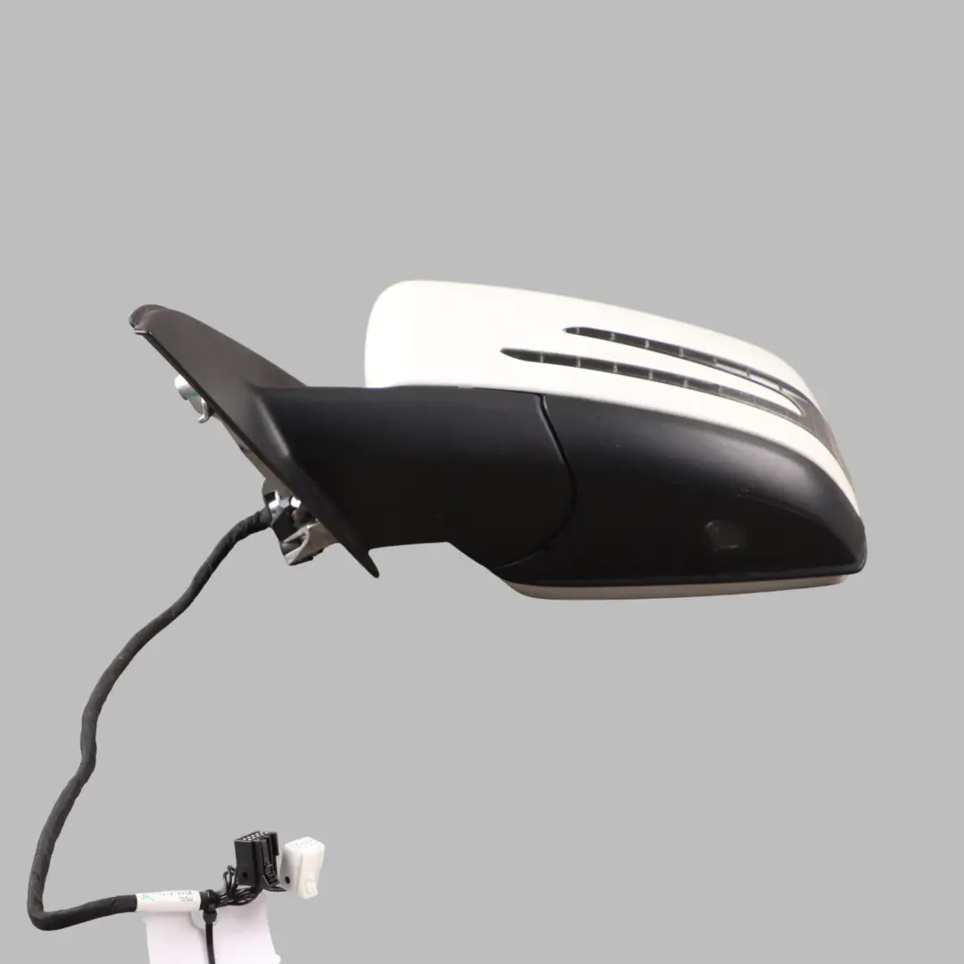 Mercedes W176 Wing Mirror Door Left N/S Power Fold Outside Calcite White - 650 - SKU rhd-A1768100500-CW - Part number A1768100500