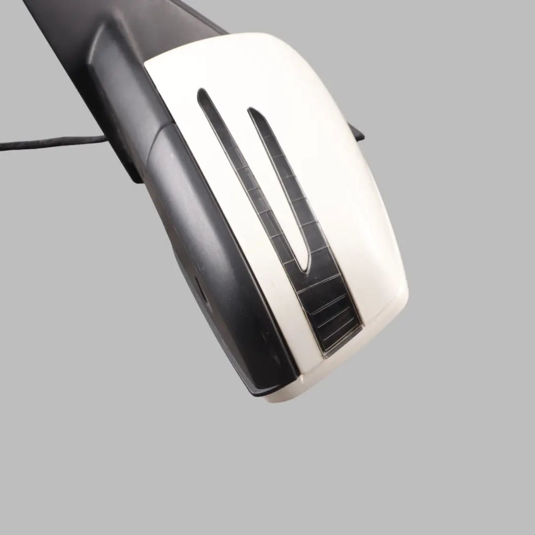 Wing Mirror Door Left N/S Power Fold Outside Calcite White - 650 to Mercedes W176 with Part number A1768100500 Mercedes W176 Wing Mirror Door Left N/S Power Fold Outside Calcite White - 650 - SKU rhd-A1768100500-CW - Part number A1768100500