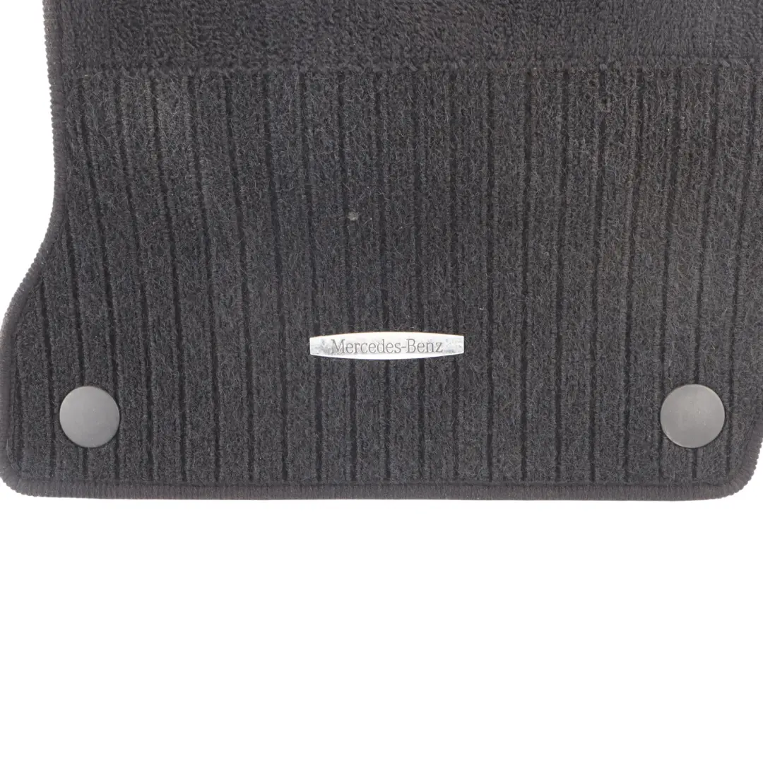 Mercedes W204 Floor Mats Interior Carpet Black Front Set A1666802648 - SKU RHD-A2046805348-1 - Part number A2046805348