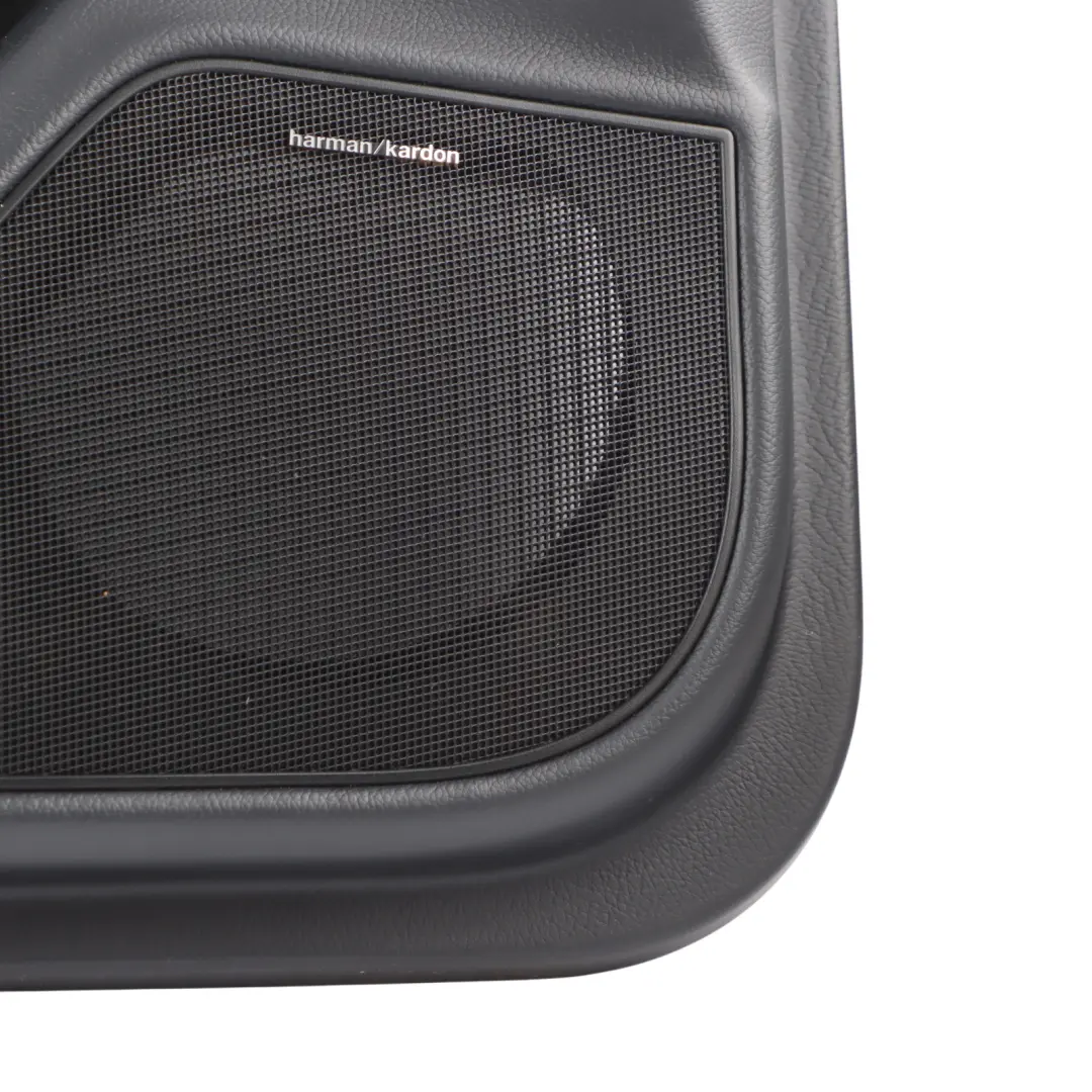 Mercedes C204 Front Left N/S Door Card Trim Panel Leather Black - SKU RHD-A2047203771 - Part number A2047203771