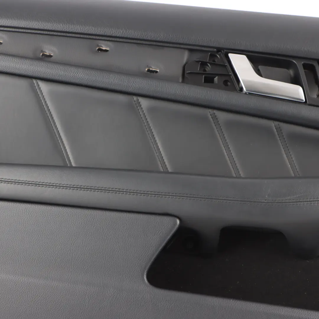 Front Left N/S Door Card Trim Panel Leather Black to Mercedes C204 with Part number A2047203771 Mercedes C204 Front Left N/S Door Card Trim Panel Leather Black - SKU RHD-A2047203771 - Part number A2047203771
