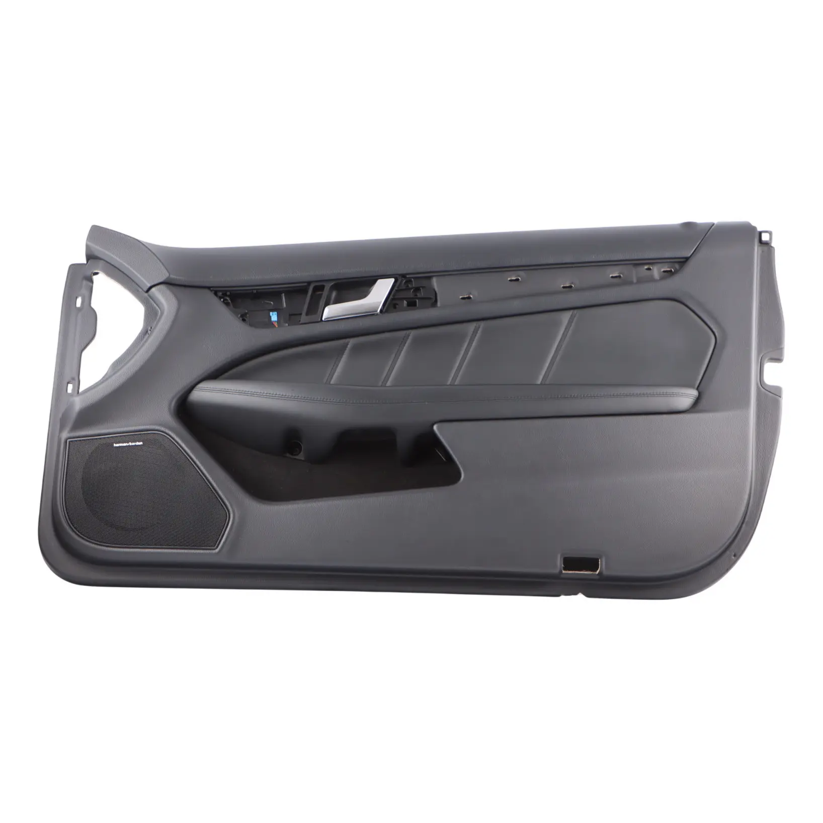 Mercedes C204 Front Right O/S Door Card Trim Panel Leather Black A2047203871