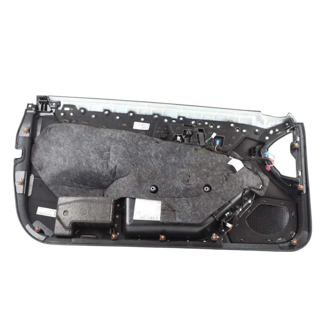 Mercedes C204 Front Right O/S Door Card Trim Panel Leather Black - SKU RHD-A2047203871 - Part number A2047203871
