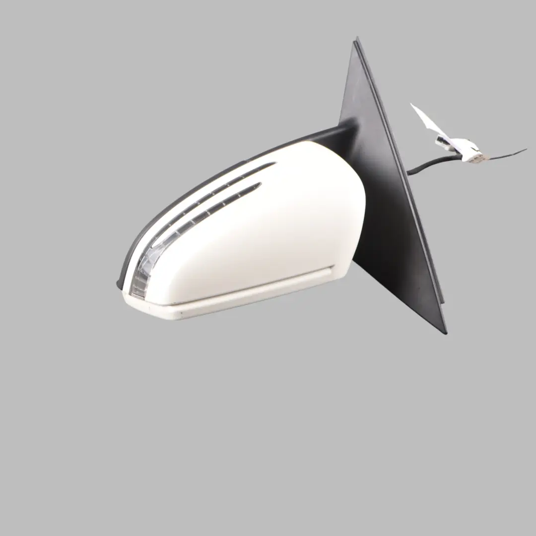 Wing Mirror Power Fold Door Left N/S Outside Diamond White - 799 to Mercedes W204 with Part number A2048103176 Mercedes W204 Wing Mirror Power Fold Door Left N/S Outside Diamond White - 799 - SKU RHD-A2048103176-DWM - Part number A2048103176